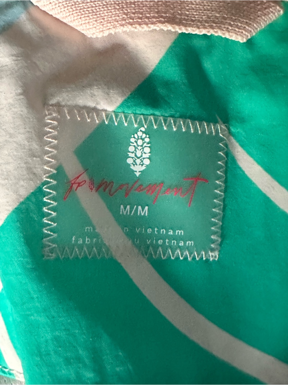 NWT FP Movement Singing in the Rain Packable Jacket – Seafoam Combo – M – NWT - Picture 8 of 11